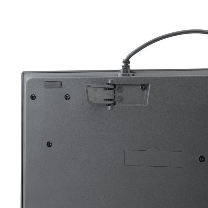 Coolbox Teclado USB FlatPro Negro con Teclas Tipo Chocolate