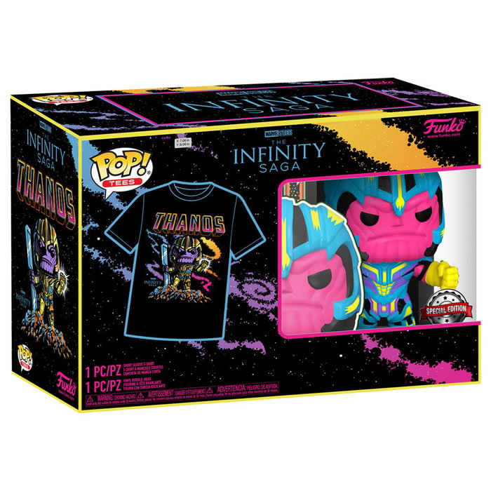 FUNKO Set figura POP & Tee Marvel Infinity Saga Thanos Exclusive