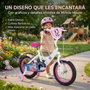 Huffy Bicicleta Minnie con Ruedas de 14 Pulgadas para Niñas de 4 a 6 Años - Modelo Huffy14"