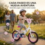 Huffy Bicicleta Minnie con Ruedas de 14 Pulgadas para Niñas de 4 a 6 Años - Modelo Huffy14"