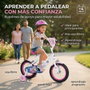 Huffy Bicicleta Minnie con Ruedas de 14 Pulgadas para Niñas de 4 a 6 Años - Modelo Huffy14"