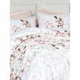 Aucune Juego de Cama Beige 100% Algodón con Funda Nórdica y 2 Fundas de Almohada