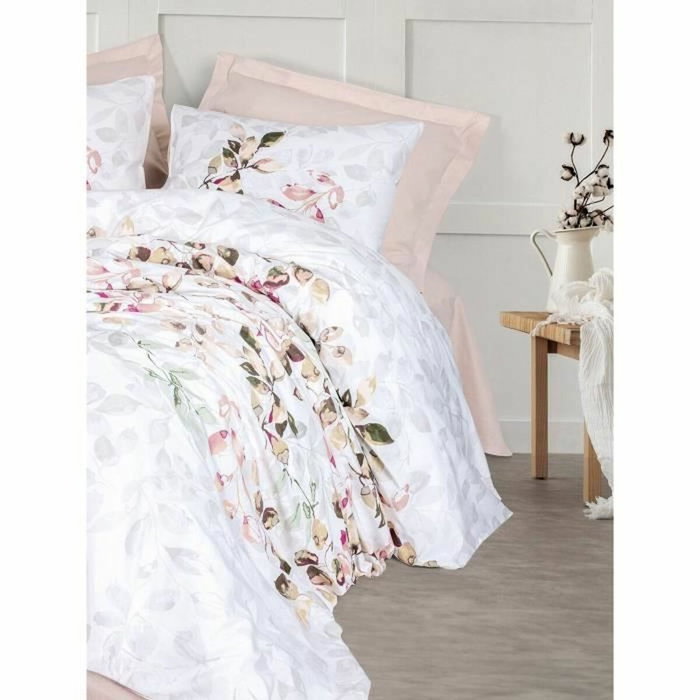Aucune Juego de Cama Beige 100% Algodón con Funda Nórdica y 2 Fundas de Almohada Aucune Juego de Cama Beige 100% Algodón con Funda Nórdica y 2 Fundas de Almohada