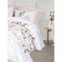 Aucune Juego de Cama Beige 100% Algodón con Funda Nórdica y 2 Fundas de Almohada
