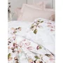 Juego de Cama 220x240 cm + 2 Fundas de Almohada 60x60 cm 100% Algodón Beige