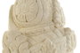 DKD Home Decor Busto de Deidad Javanesa en Cemento