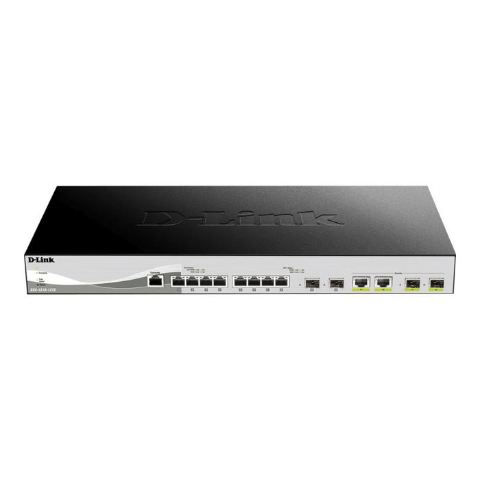 D-Link Switch DXS-1210-12TC/E - Conmutador de red gestionable de 12 puertos 10GbE y 2 puertos 10G SFP+