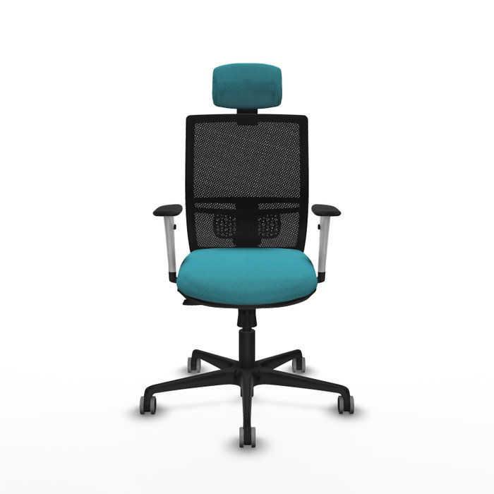 PIQUERAS Y CRESPO Silla de oficina Yunquera Turquesa y Negro PIQUERAS Y CRESPO Silla de oficina Yunquera Turquesa y Negro