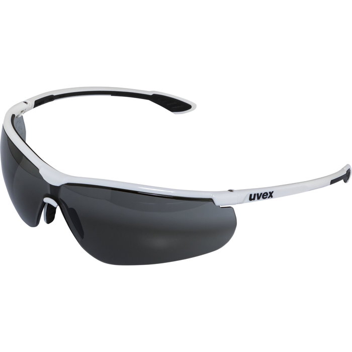 uvex Gafas de seguridad sportstyle blanco/negro con filtro solar