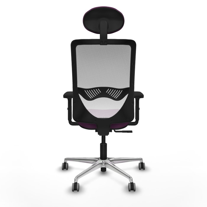 PIQUERAS Y CRESPO Silla de oficina Zulema Morado y Blanco
