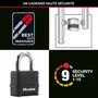 Master Lock M178EURD Candado de Alta Seguridad con Combinación, Cuerpo de Acero y Arco de Aleación de Boro, Diseñado para Uso en Exteriores, Resistencia al Corte