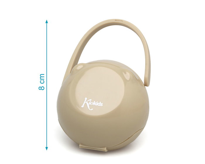 KioKids Portachupetes con Gancho Beige +0 meses