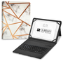 Subblim Keytab Pro BT Trendy Mármol Blanco Funda con Teclado