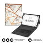 Subblim Keytab Pro BT Trendy Mármol Blanco Funda con Teclado