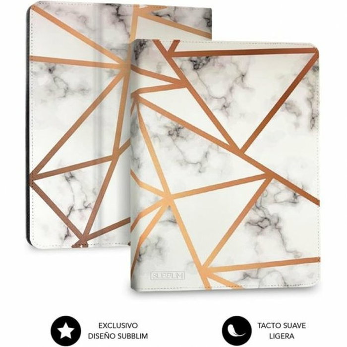 Subblim Keytab Pro BT Trendy Mármol Blanco Funda con Teclado