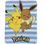 Pokemon POK3700891714136 Manta de Pikachu y Eevee - 100 x 140 cm