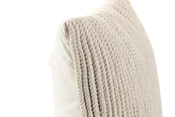 DKD Home Decor Cojín de Algodón Macramé Hecho a Mano Crudo 45x45 cm DKD Home Decor Cojín de Algodón Macramé Hecho a Mano Crudo 45x45 cm