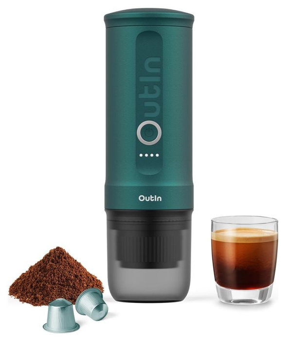 OutIn Nano Máquina Espresso Azul Verde OutIn Nano Máquina Espresso Azul Verde