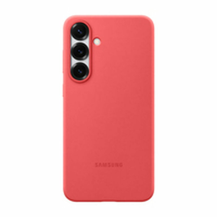 Samsung Funda de Silicona Rojo Coral para Galaxy S25+