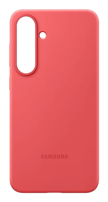 Samsung Funda de Silicona Rojo Coral para Galaxy S25+