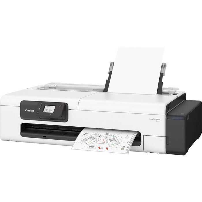 Canon imagePROGRAF TC-21 - Plotter de Gran Formato A1 24" con Tinta Pigmentada para Impresión CAD y Posters