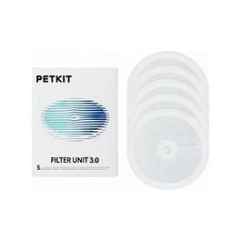PETKIT Pack de 5 Filtros de Repuesto Eversweet 3.0 para Bebedero Automático, Agua Fresca para Gato y Perro