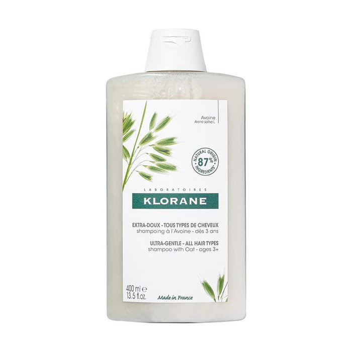 Klorane Champú Leche Avena Suavidad Extrema - Hidratante, Desenredado para Cabello Delicado, Apto Familia, 400 ml Klorane Champú Leche Avena Suavidad Extrema - Hidratante, Desenredado para Cabello Delicado, Apto Familia, 400 ml