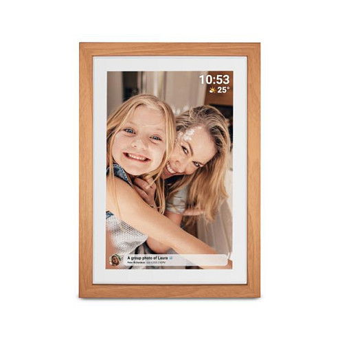 Denver PFF-1040LW Frameo Marco Digital 10.1 Pulgadas IPS 1280x800 16GB WiFi USB-C Madera