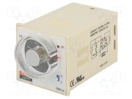 LOVATO ELECTRIC 31L48TPBM240 Relé de tiempo DPDT 24-240VAC