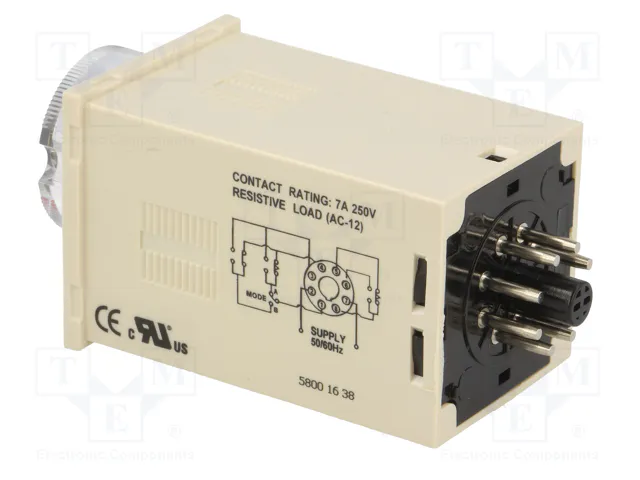 LOVATO ELECTRIC 31L48TPBM240 Relé de tiempo DPDT 24-240VAC LOVATO ELECTRIC 31L48TPBM240 Relé de tiempo DPDT 24-240VAC