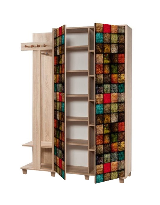 Hanah Home Perchero 135-723 Roble Sonoma 135x192x36 cm