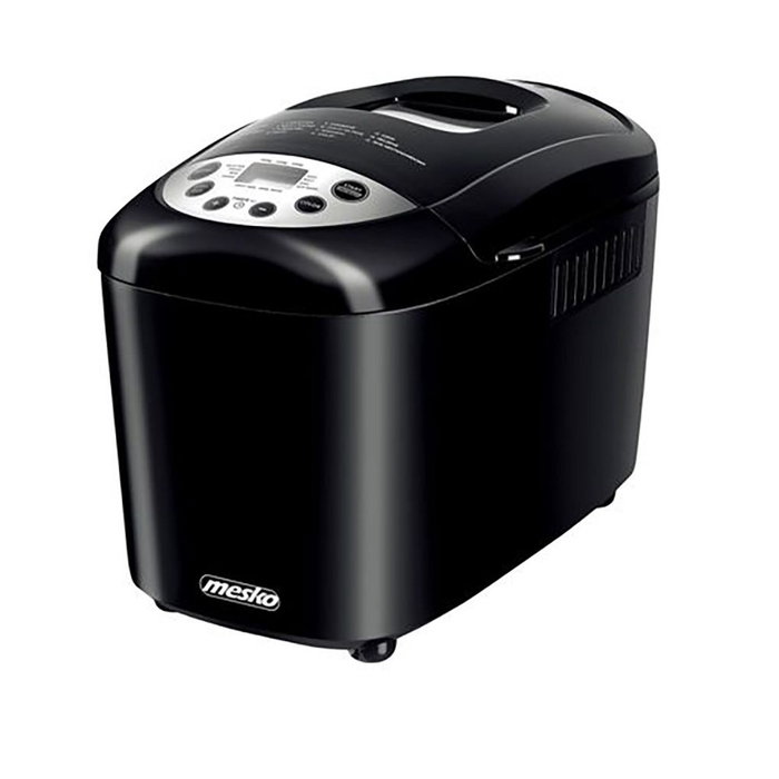 Mesko MS 6022 Panificadora 850W 15 Programas (Pan, Pasta, Yogur) Contenedor Extraíble Agitador Doble Mesko MS 6022 Panificadora 850W 15 Programas (Pan, Pasta, Yogur) Contenedor Extraíble Agitador Doble
