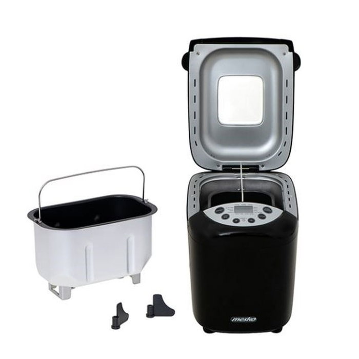 Mesko MS 6022 Panificadora de 850 W, Negro