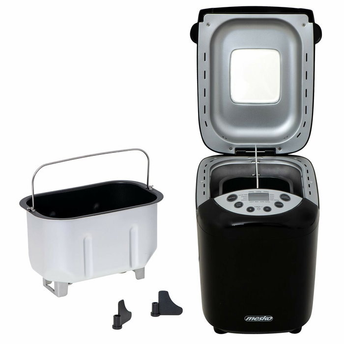 Mesko MS 6022 Panificadora de 850 W, Negro