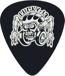 Dunlop Lucky 13 Series Iii Helmet Skull Púas - Pack 36 Unidades, Calibre 0,73 Mm