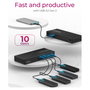 ICY BOX IB-DK2246AC Hybrid Docking Station Negra