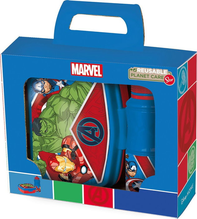 MARVEL Caja Regalo Bot.Easy Sport+Funny Sand. Box Avenger CZ11275 Licencia Oficial