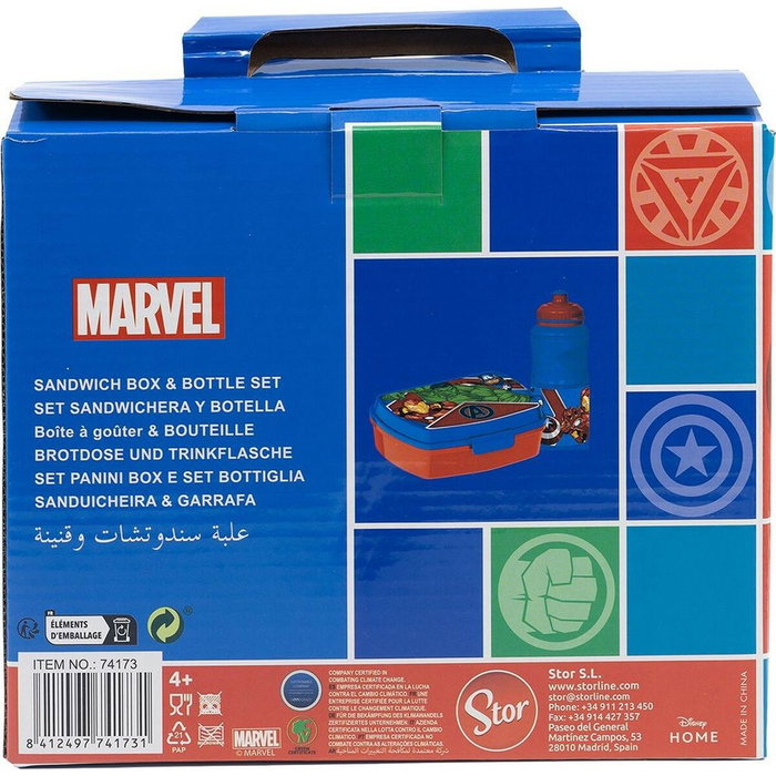 Licensing Caja de Regalo Avengers con Botella Easy Sport + Funny Sand
