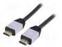 Akyga AK-HD-30P HDMI Mesh Serie PRO ver. 2.0 3m Negro