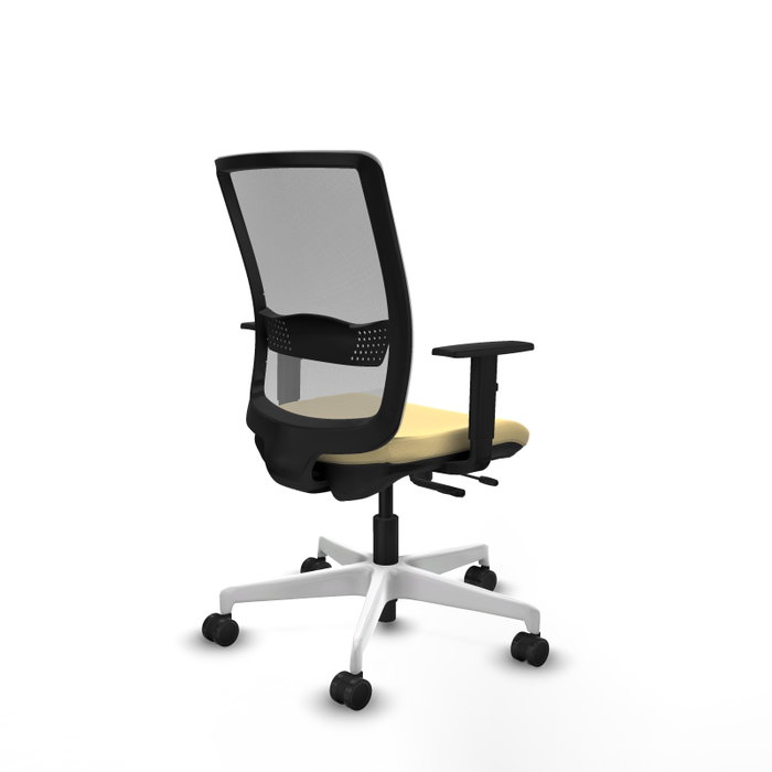 PIQUERAS Y CRESPO Silla de oficina Haches Crema y Gris PIQUERAS Y CRESPO Silla de oficina Haches Crema y Gris