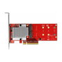 DeLOCK 90305 Tarjeta PCIe x8 a 2 x M.2 NVMe Interno, Chipset ASM2824, PCIe 3.0, Bajo Perfil, 32 Gbit/s, para Windows y Linux