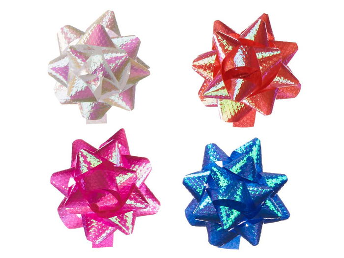 PINCELLO 100 Lazos Pasteles Brillo 2,3 cm PVC (Set de 24)