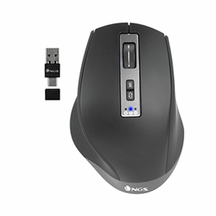 NGS BLUR-RB Ratón Inalámbrico Multidispositivo 3200 DPI Negro NGS BLUR-RB Ratón Inalámbrico Multidispositivo 3200 DPI Negro