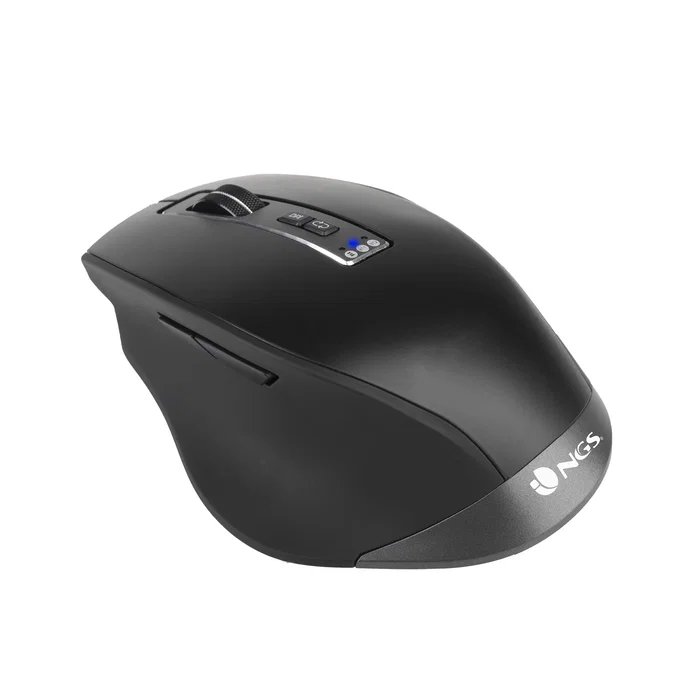 NGS BLUR-RB Ratón Ergonómico Inalámbrico Multidispositivo 3200 DPI Negro NGS BLUR-RB Ratón Ergonómico Inalámbrico Multidispositivo 3200 DPI Negro