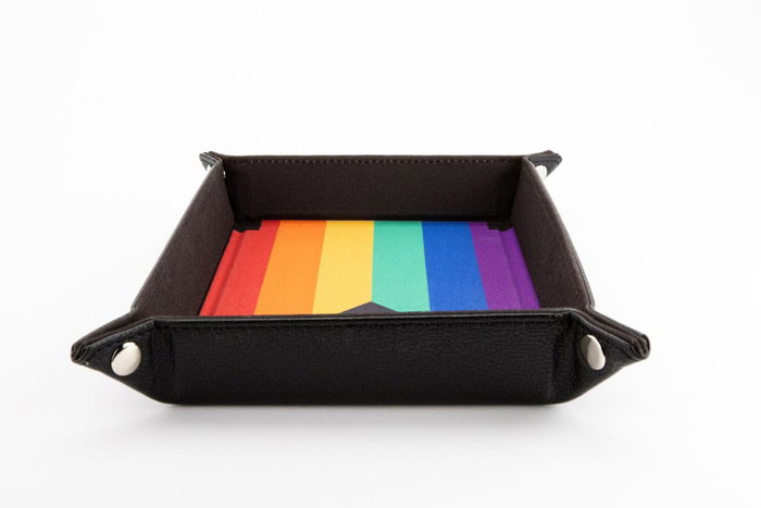 FanRoll Bandeja plegable para dados Pride Rainbow Flag
