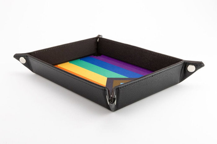 FanRoll Bandeja plegable para dados Pride Rainbow Flag