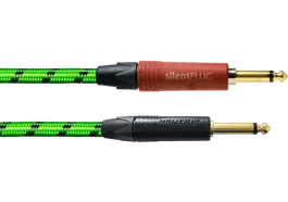 Cordial CGK 3.0 Cable de Instrumento Jack-Jack Silent Verde UV 3M