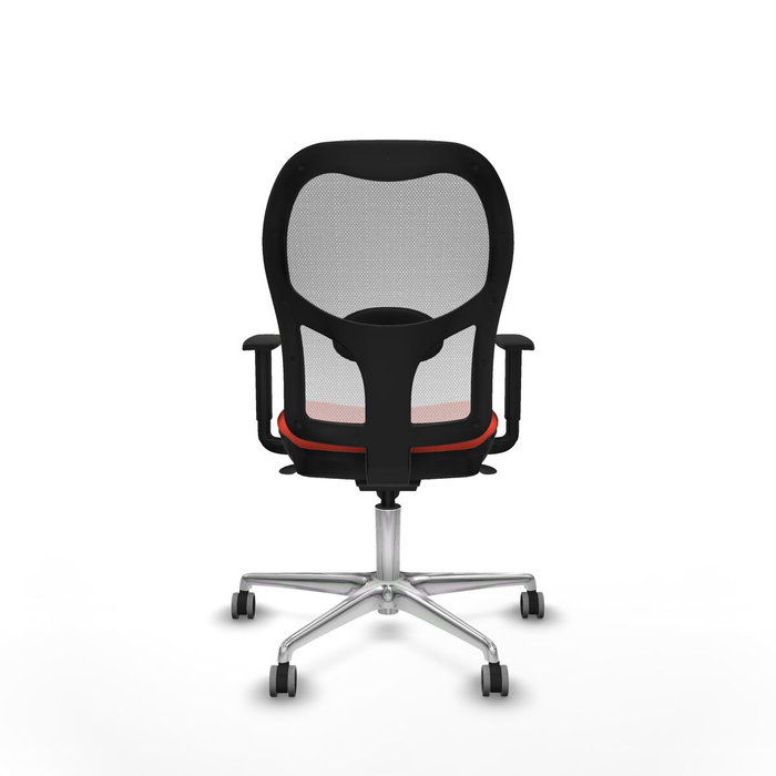 PIQUERAS Y CRESPO Silla de oficina Jorquera naranja y blanca PIQUERAS Y CRESPO Silla de oficina Jorquera naranja y blanca