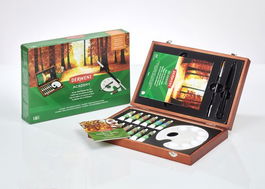 Lapices Derwent Academy Caja De Madera Surtido