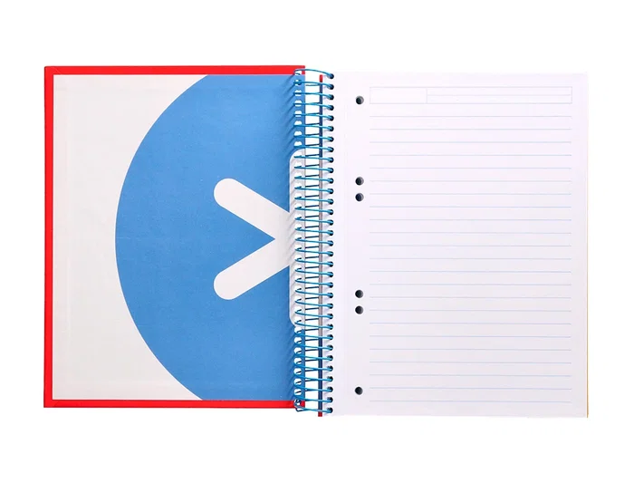 Antartik Cuaderno Espiral A5 Micro Tapa Forrada 120 Hojas 100g Papel Ultrasuave Colores Surtidos